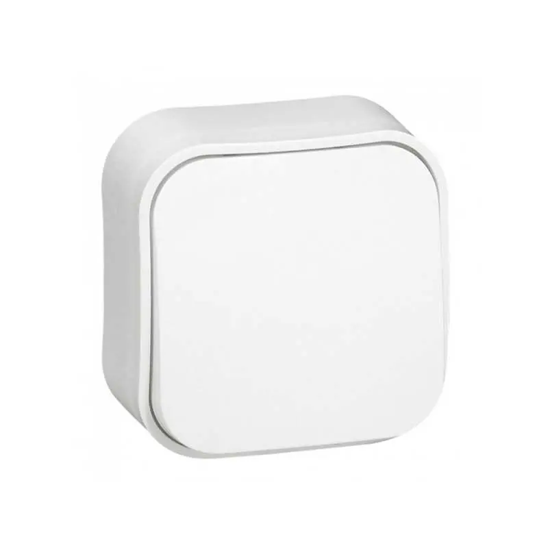 INTERRUPTEUR SIMPLE COMPLET APPARENT 1P 230V 10A BLC FORIX LEGRAND