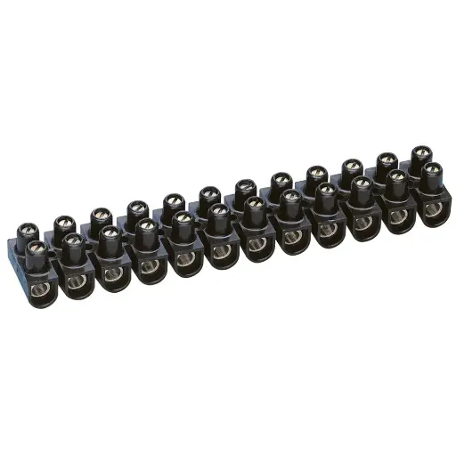 [SKU123SP] BARRETTE DE CONNEXION 25MM2101A NOIR NYLBLOC LEGRAND