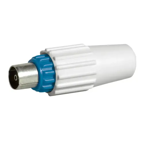 [SKU201SP] FICHE TV MALE COAXIALE NORMALISE BLC LEGRAND